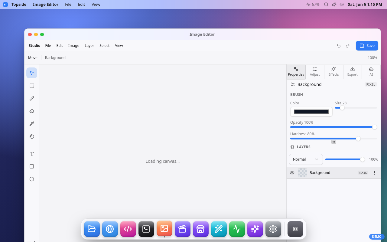 Layer-based image editor