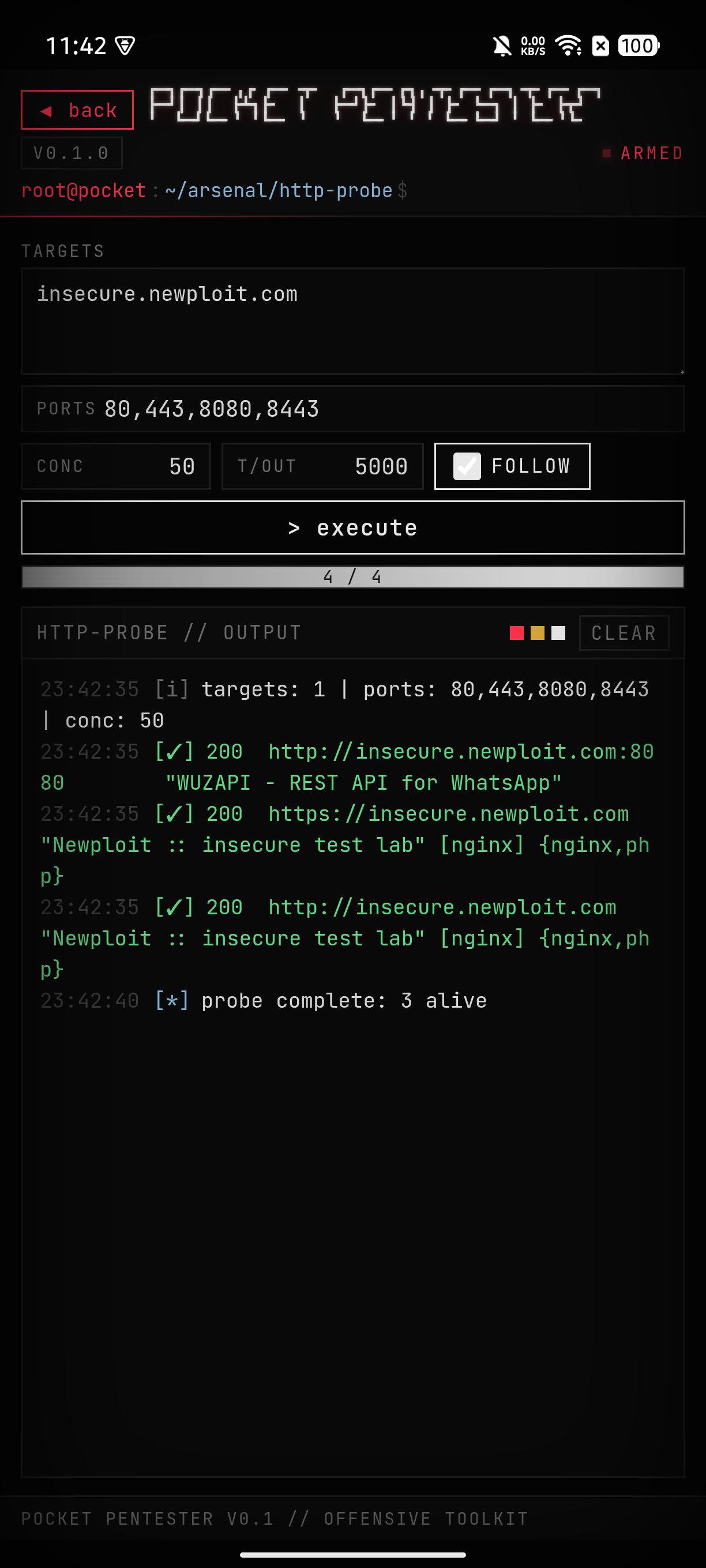 http probe