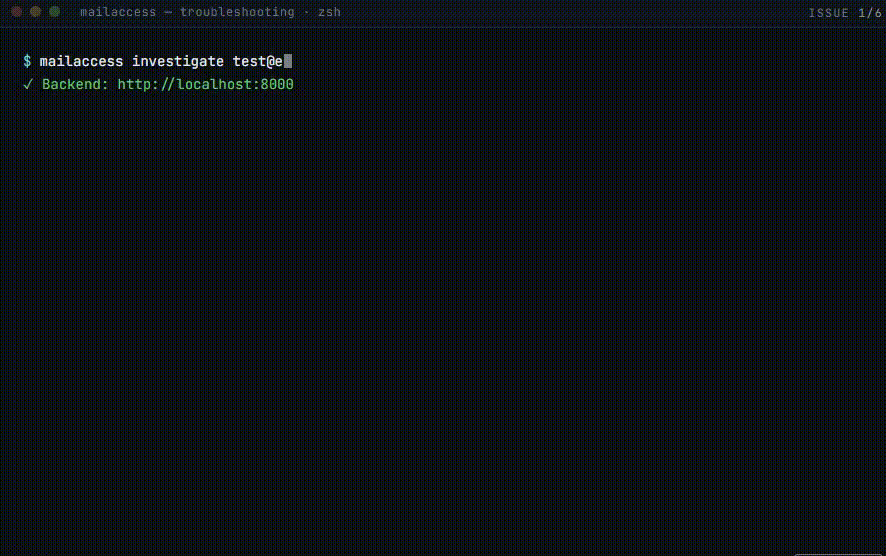 Troubleshooting demo