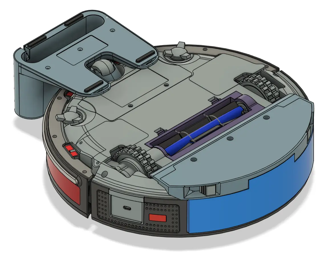 Reference robot vacuum cleaner bottom
