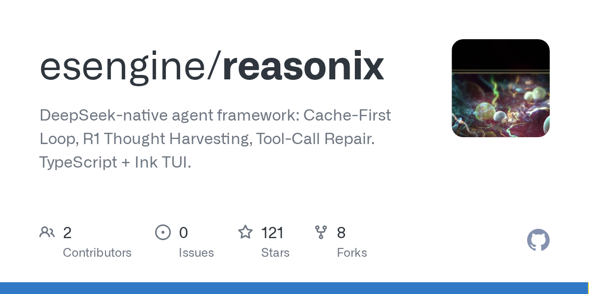 esengine/reasonix: no global install is needed.