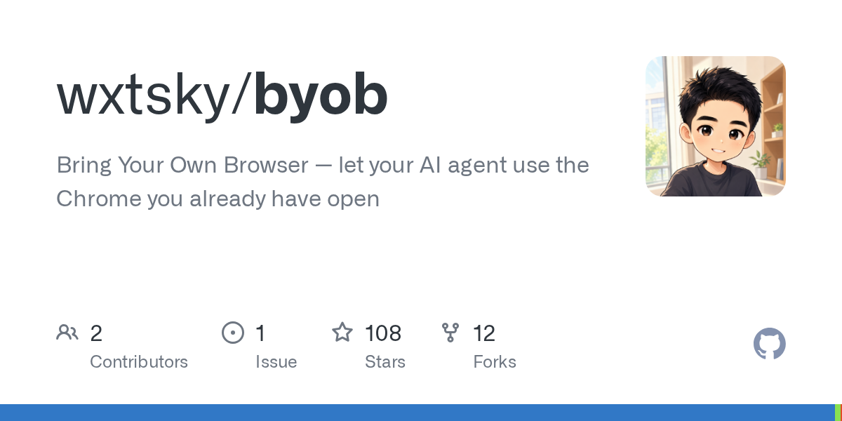 byob: AI Coding Tools Control Real Chrome Browser Sessions