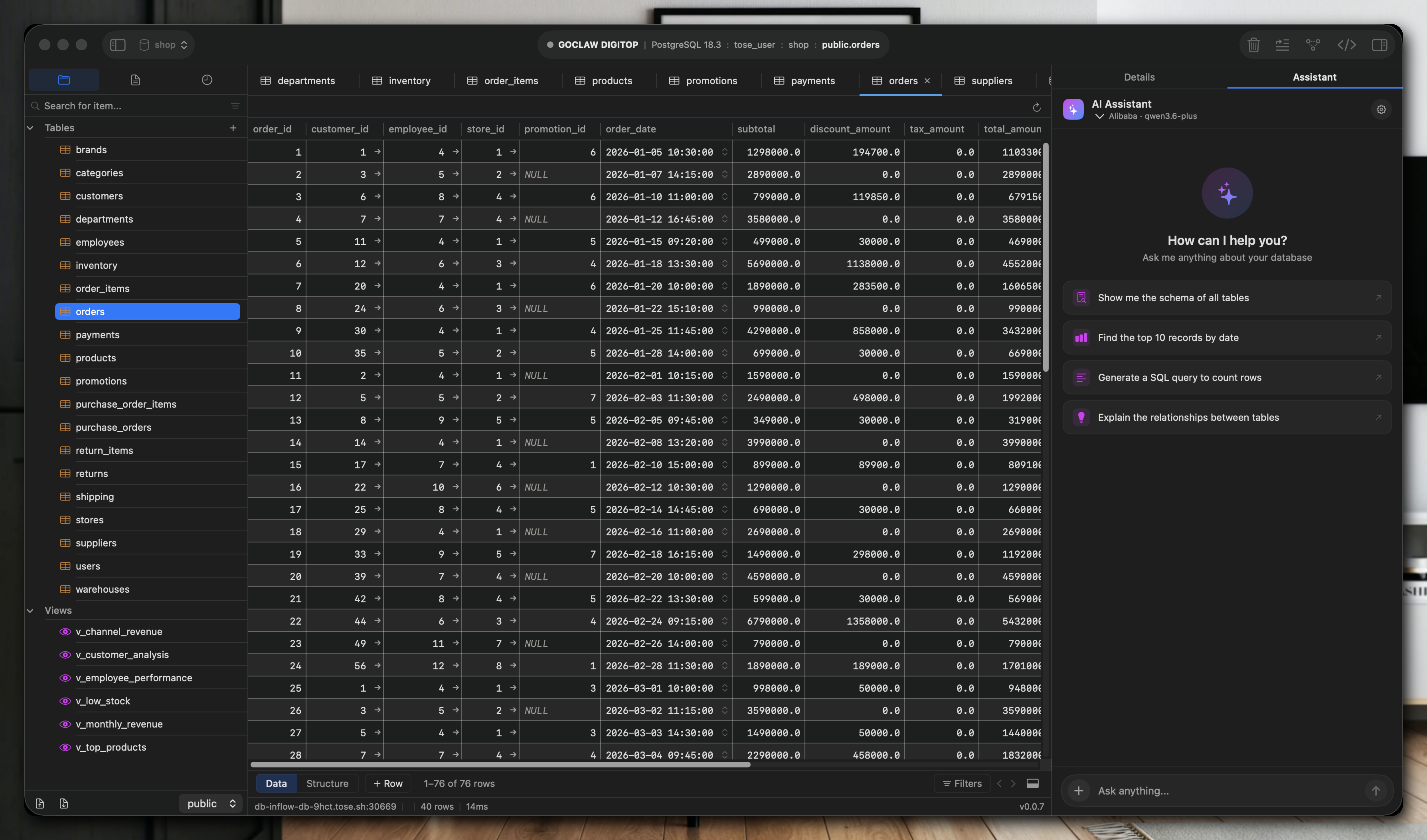 Gridex: Native Database IDE for PostgreSQL, MySQL, and Multiple Engines