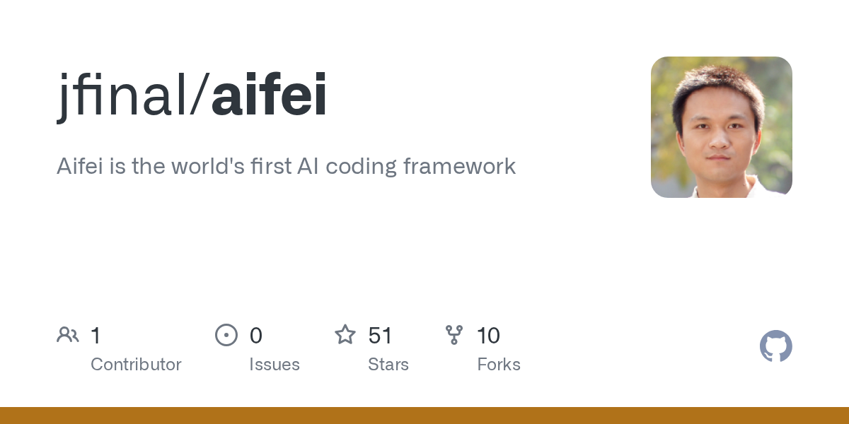 Aifei: First Framework Tailored for AI Coding with Just Service
