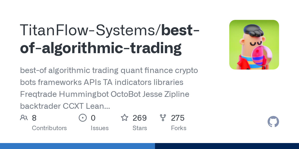 best-of-algorithmic-trading: Curates Ranked Open-Source Trading Projects