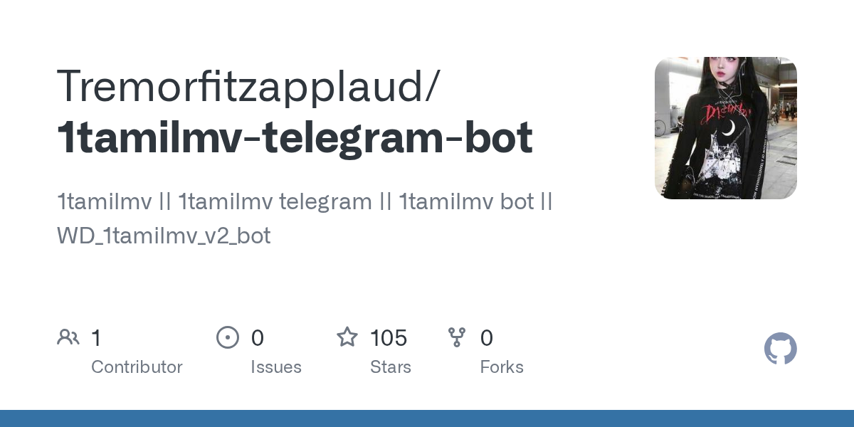 1tamilmv-telegram-bot Brings Tamil Cinema Updates to Telegram Users