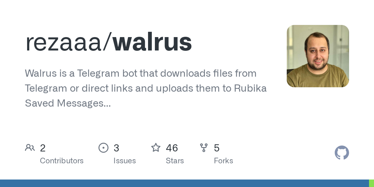 Walrus: Telegram Bot Transfers Files Seamlessly to Rubika