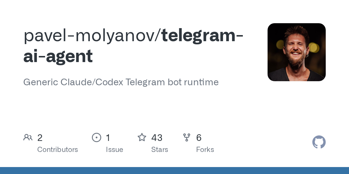 telegram-ai-agent: Open-Source Telegram Bot for Remote AI Coding