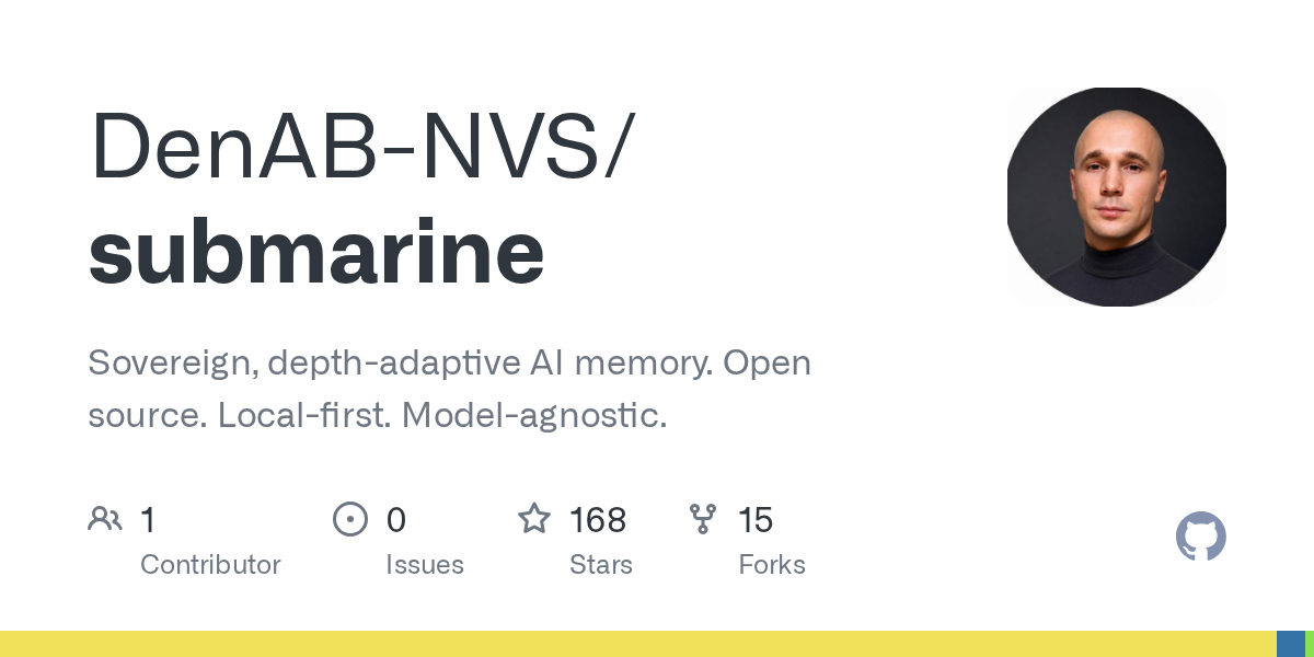 Submarine: sovereign AI memory layer that remembers your work