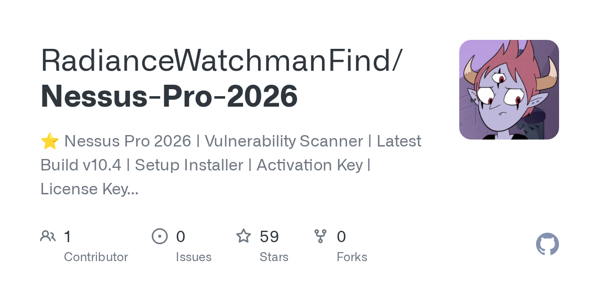 radiancewatchmanfind/nessus-pro-2026: self-hosted tool for developers and homelabbers
