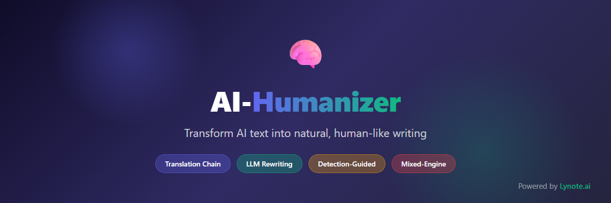lynote-ai/humanize-text: --- What is Humanize-Text?