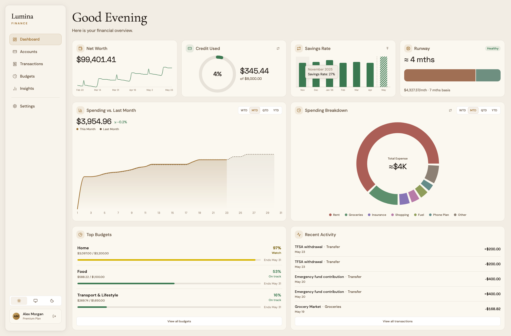 lumina-finance/lumina-finance: lumina Finance is a self-hosted personal finance app for managing your