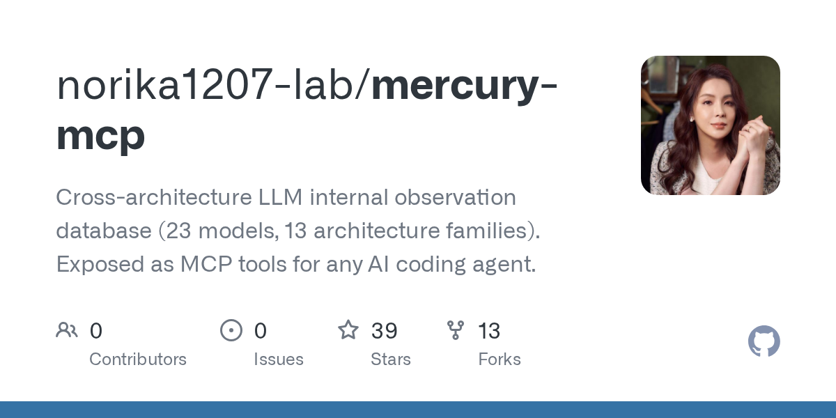 norika1207-lab/mercury-mcp: open-source project for self-hosters