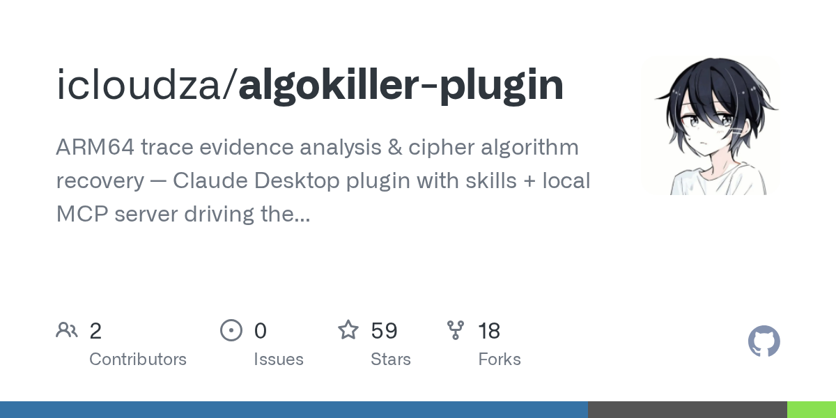 icloudza/algokiller-plugin: claude plugin marketplace add icloudza/algokiller-plugin