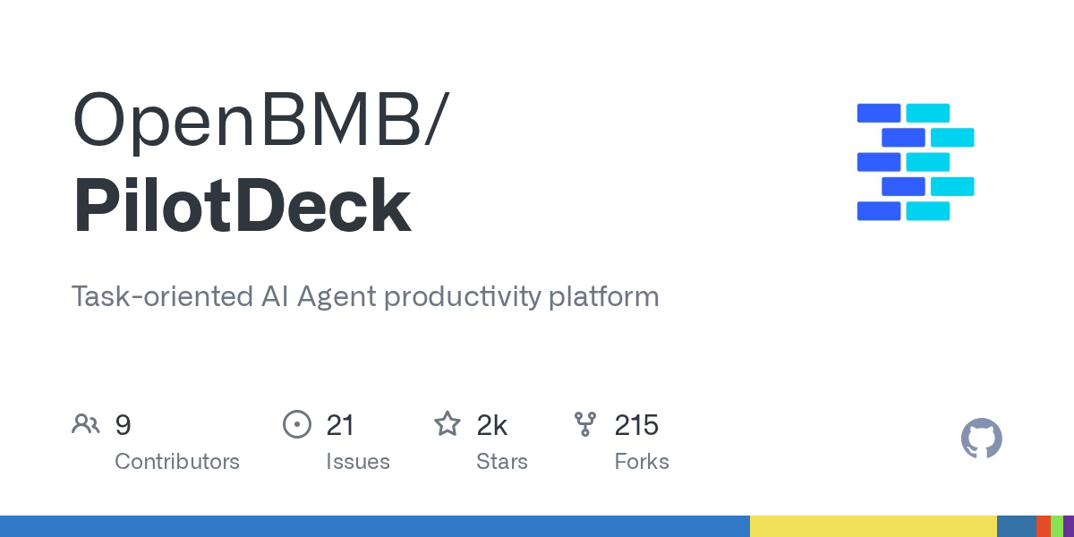 OpenBMB/PilotDeck: task-oriented AI Agent productivity platform — redefining operational boundaries