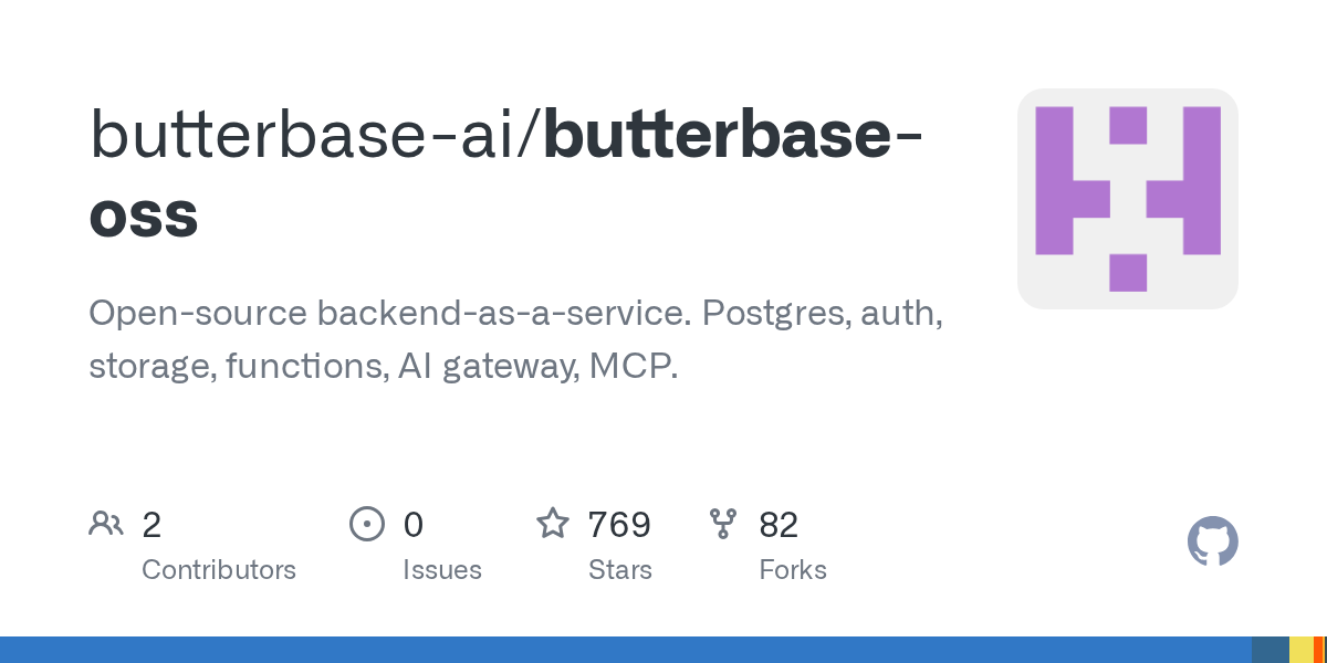 butterbase-ai/butterbase-oss: butterbase gives you the building blocks for AI-driven applications without