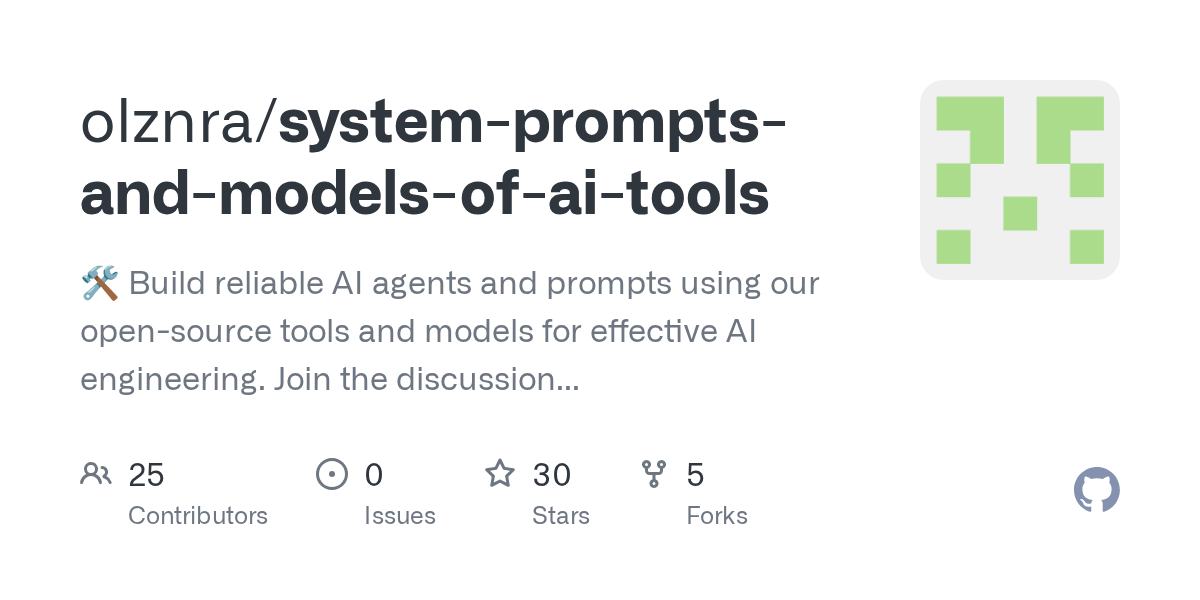 olznra/system-prompts-and-models-of-ai-tools: to start using this application, follow the steps below.