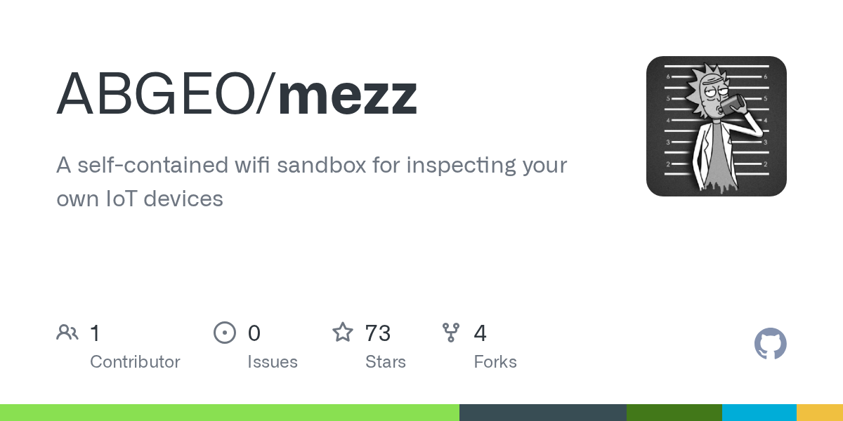 ABGEO/mezz: mezz is a self-contained wifi sandbox for inspecting your own IoT devices.