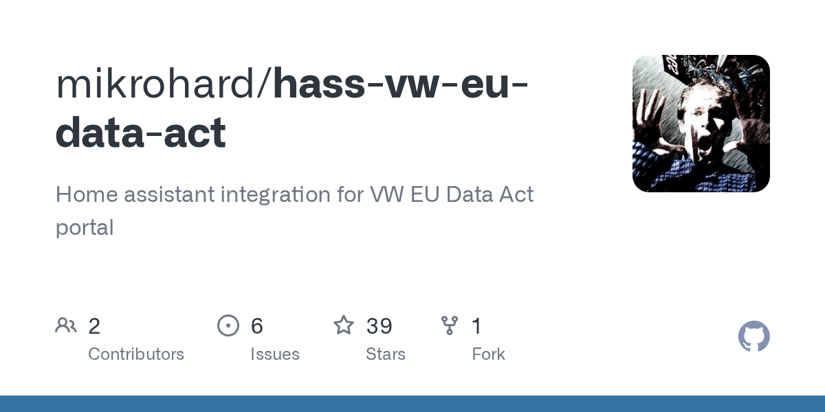 mikrohard/hass-vw-eu-data-act: periodically downloads your vehicle's "continuous data" from the Volkswagen
