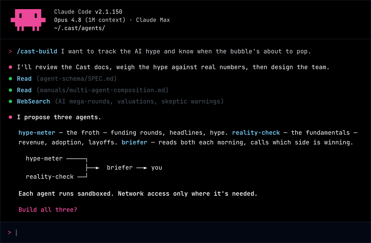 yaodub/cast: cast is an open-source harness for multi-user, multi-agent systems.