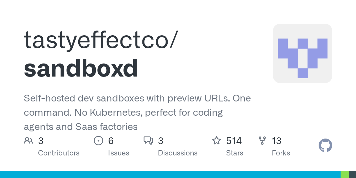 tastyeffectco/sandboxd: create a sandbox that will serve on port 3000