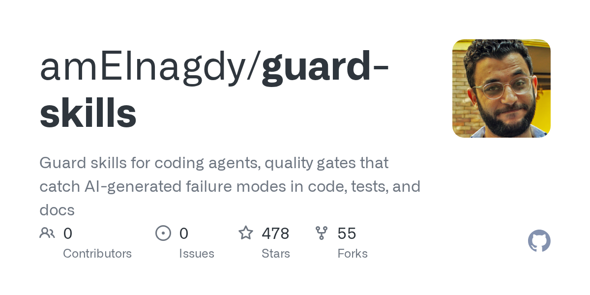 amelnagdy/guard-skills: self-hosted tool for developers and homelabbers