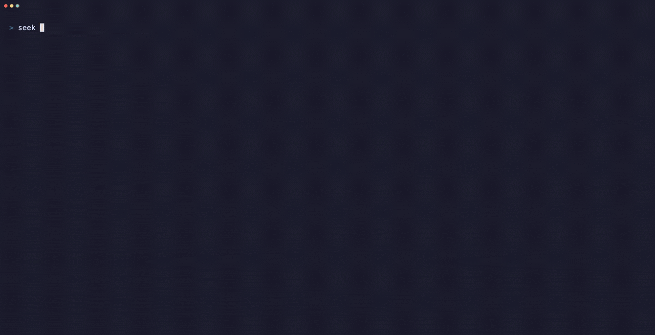 whyiyhw/seek: coding agent that runs as a single static Go binary in your terminal — a ~6 MB download