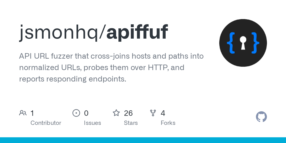 jsmonhq/apiffuf: aPI URL fuzzer that cross-joins hosts and paths into normalized URLs