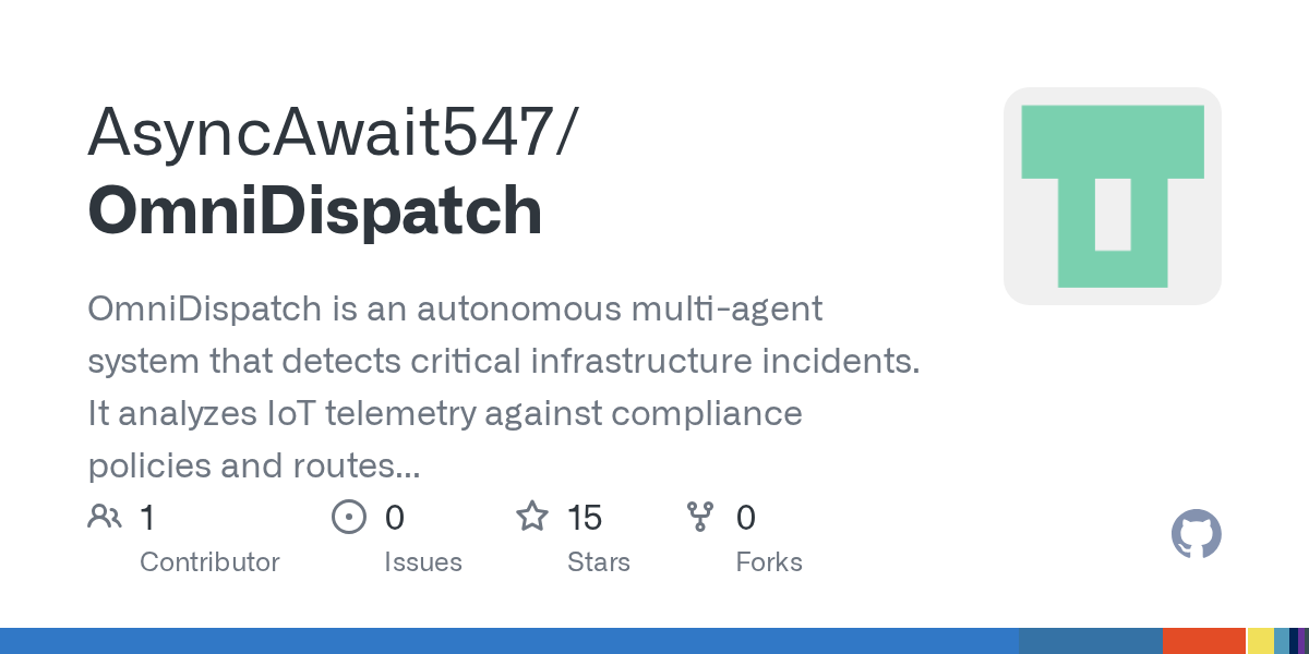 AsyncAwait547/OmniDispatch: critical infrastructure failures (power grid overloads, telecom outages