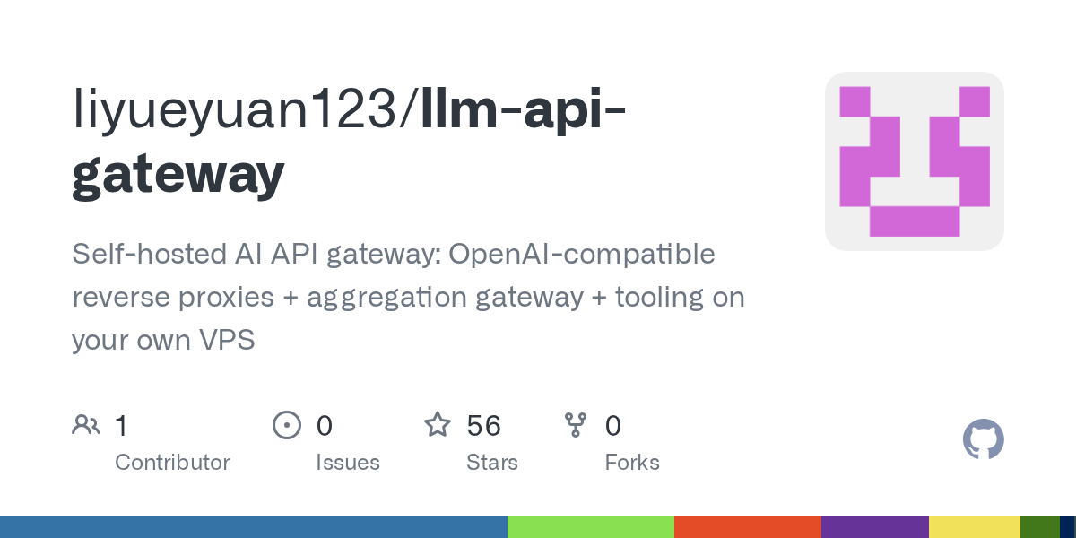 liyueyuan123/llm-api-gateway: cp .env.example .env