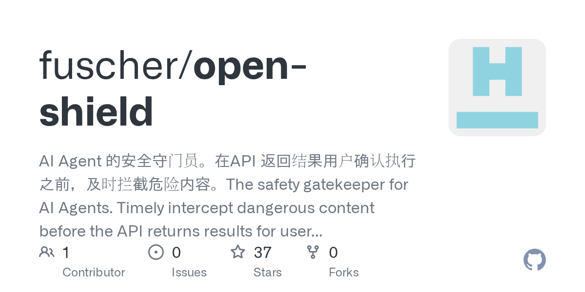 fuscher/open-shield: chmod +x install.sh && ./install.sh