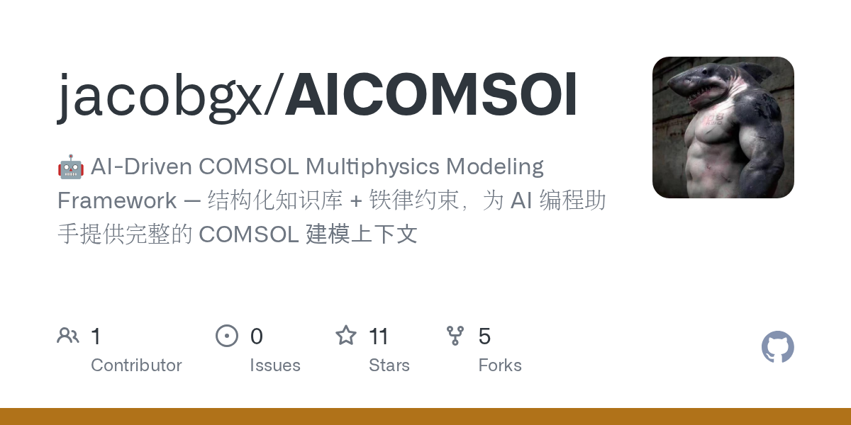 jacobgx/AICOMSOl: aI-Driven COMSOL Multiphysics Modeling Framework