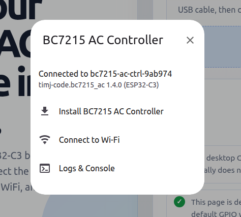 timj-code/bc7215_ac_esphome: universal A/C IR Control For Home Assistant (ESPHome Project)