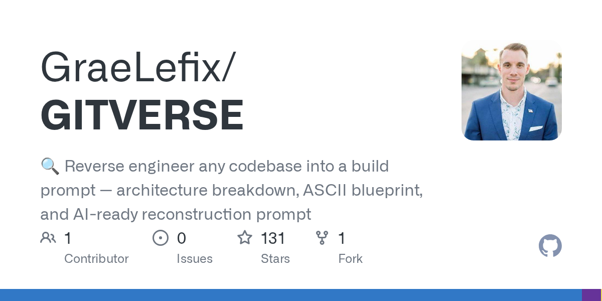 GraeLefix/GITVERSE: inspired by gitverse.id — the simplest way to understand and rebuild any code