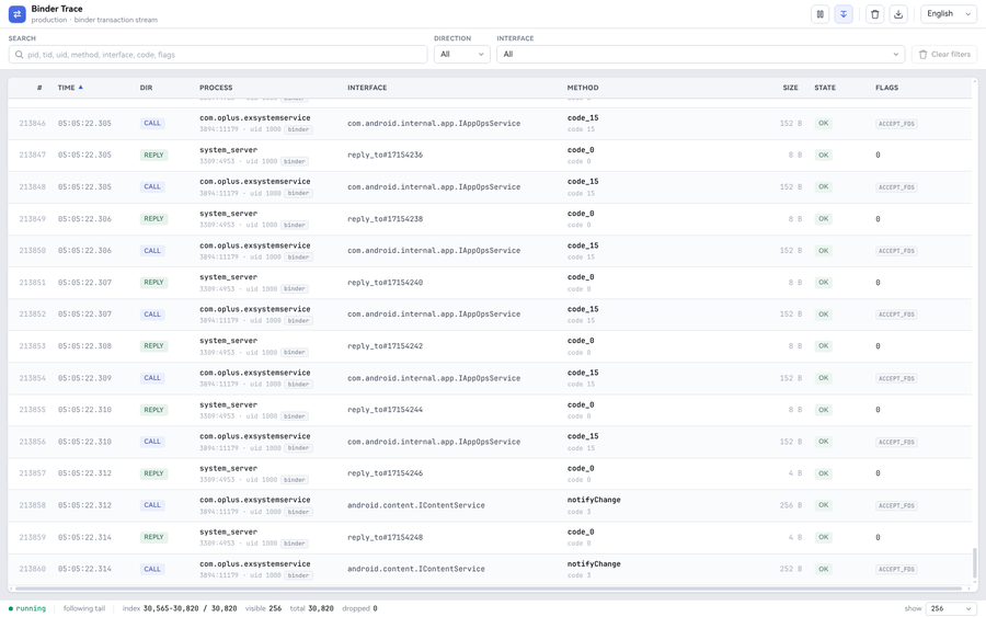 fuqiuluo/binder-trace: adb shell getprop ro.product.cpu.abi