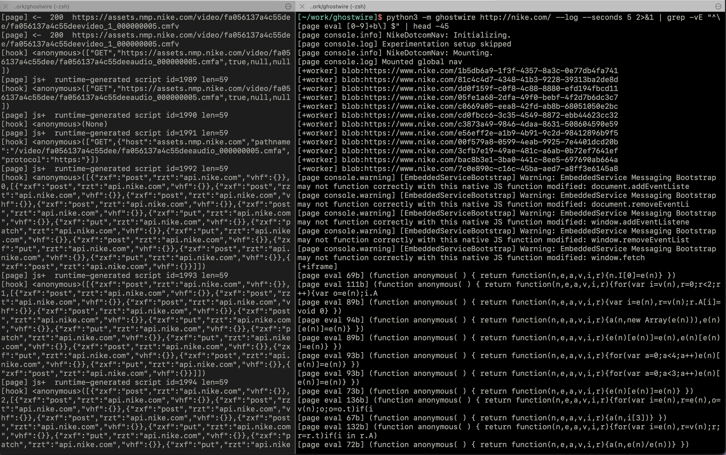 sofianeelhor/ghostwire: stealth runtime instrumentation for reverse-engineering very hostile client-side