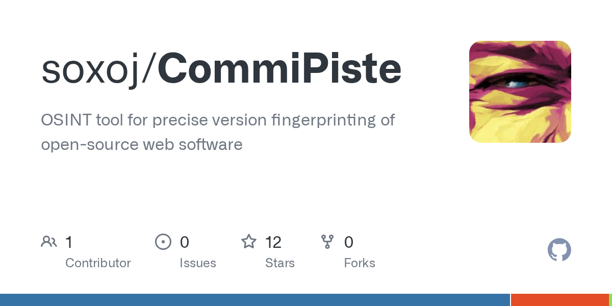 soxoj/commipiste: find the exact version and CVEs of open-source web software just from the static files