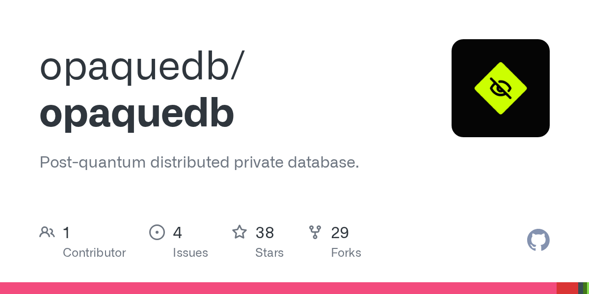 opaquedb/opaquedb: Run SQL queries over encrypted data with private information retrieval