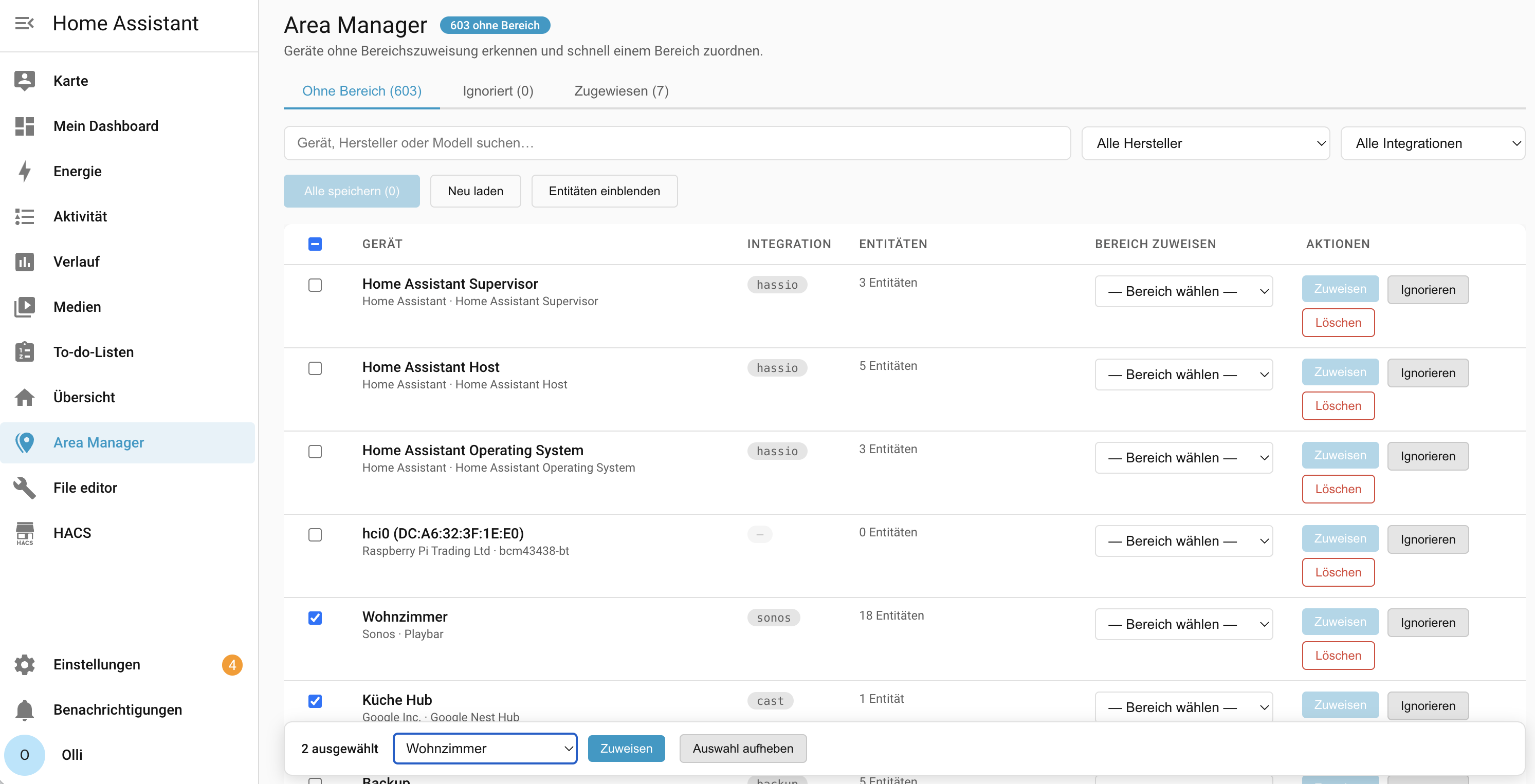 olli-dot-dev/ha-area-manager: Home Assistant integration to quickly assign device areas