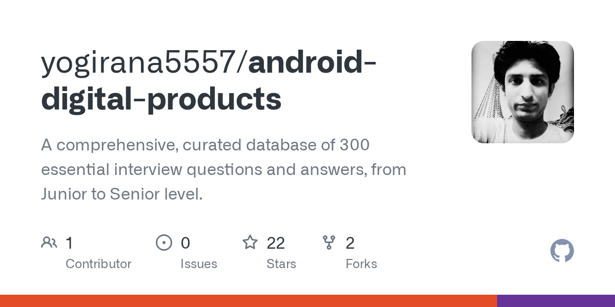 yogirana5557/android-digital-products: Android templates, checklists, and interview guides