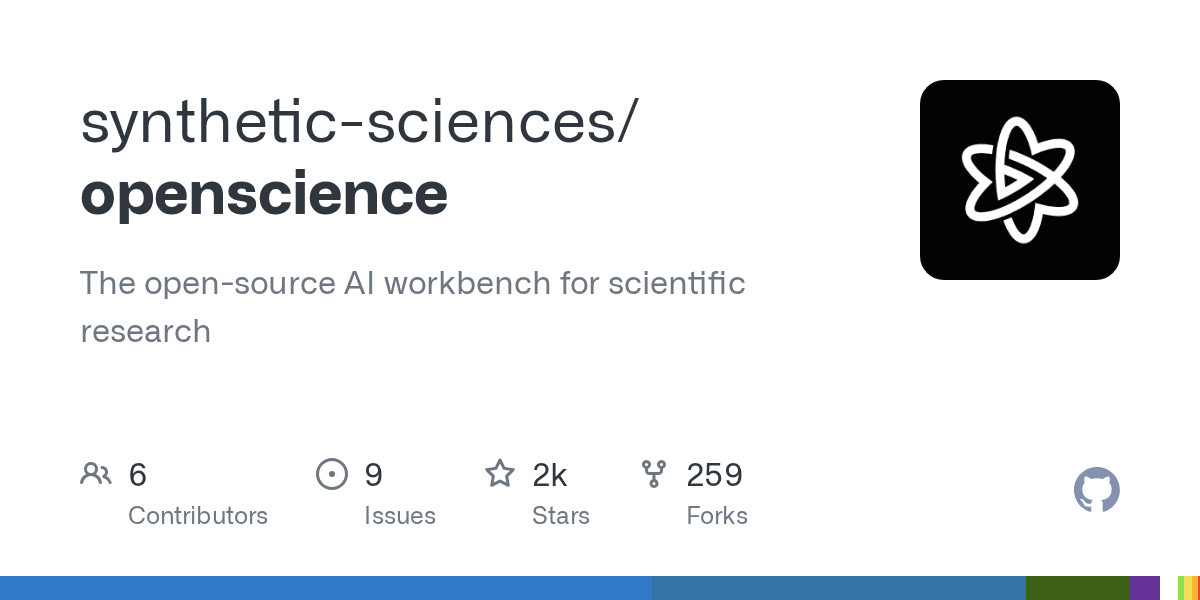 synthetic-sciences/openscience: An open-source AI workbench for scientific research