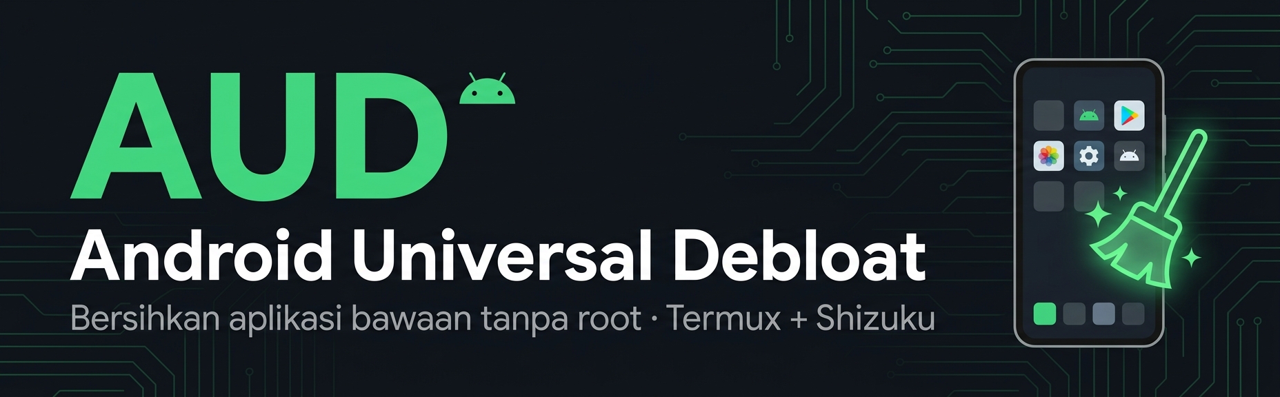 myruldev/Android-Universal-Debloat: A CLI Tool to Disable Bloatware Without Root