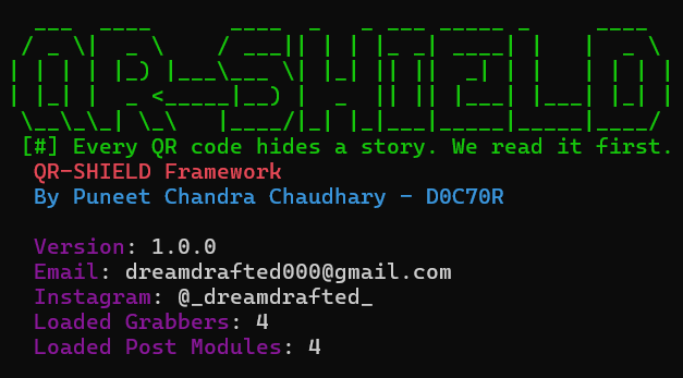 dreamed000/QR-SHIELD: A Security Research Framework for QR Code Threat Analysis