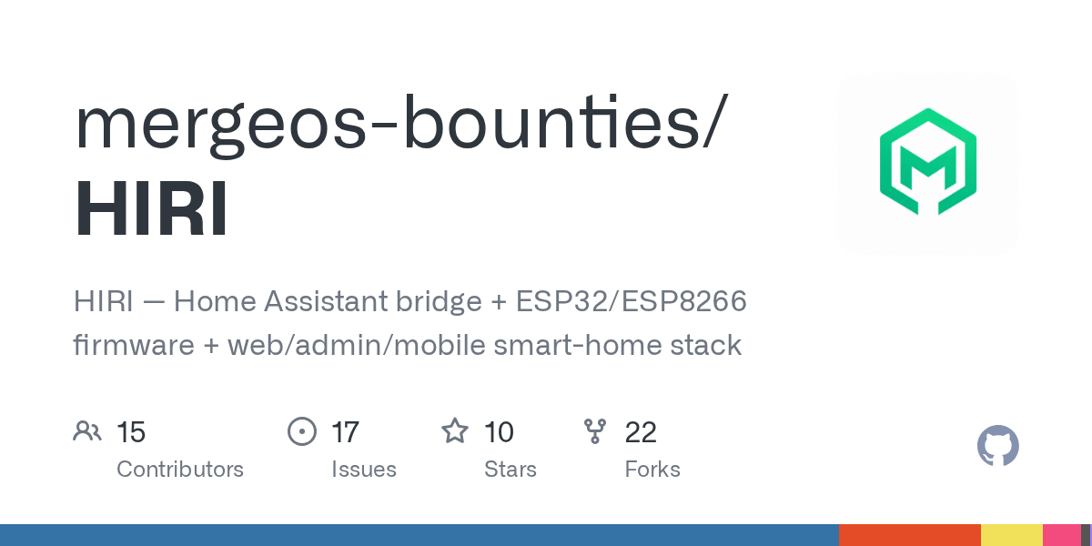 mergeos-bounties/HIRI: open-source utility for developers and tinkerers