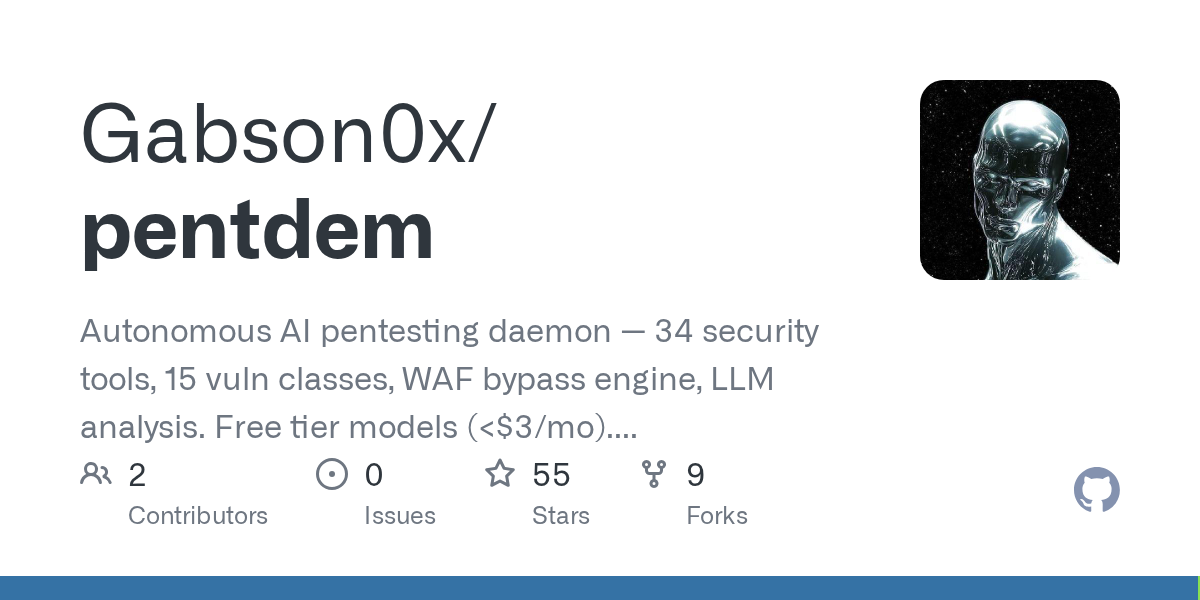 Gabson0x/pentdem: autonomous AI Pentesting Daemon
