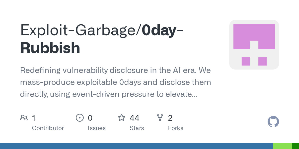 Exploit-Garbage/0day-Rubbish: lightweight self-hosted alternative for tinkerers