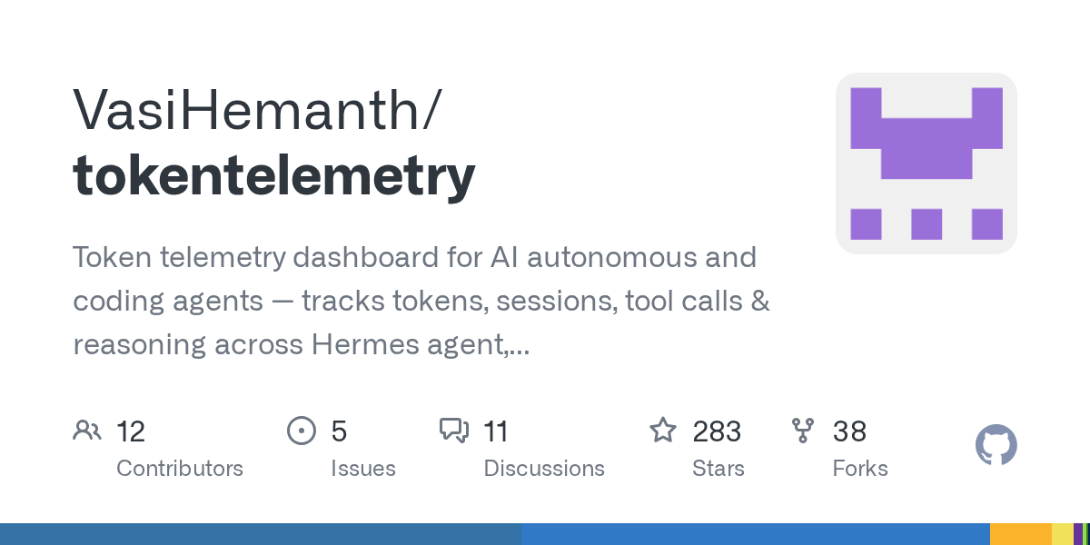VasiHemanth/tokentelemetry: token Telemetry (TokenTelemetry)