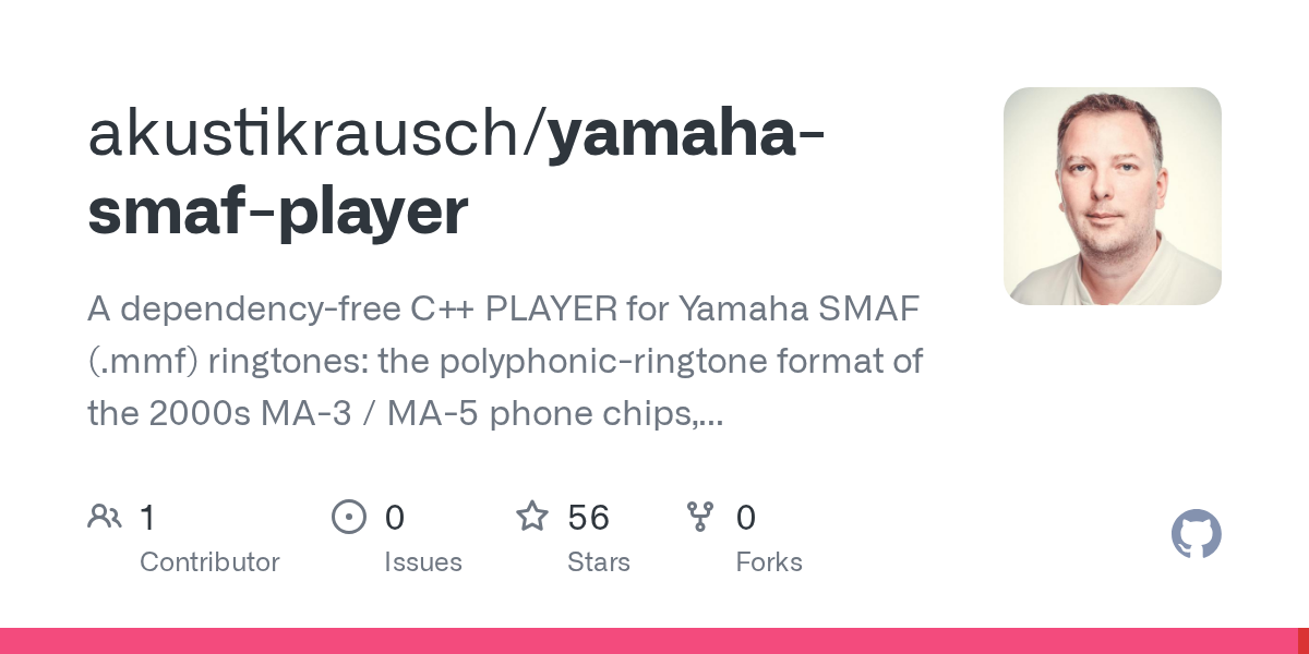 akustikrausch/yamaha-smaf-player: yamaha SMAF Player (C++)